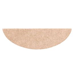Berkfield Home 15 pcs Self-adhesive Stair Mats Needle Punch 56x17x3 cm Brown - Size: Medium - thumbnail 5