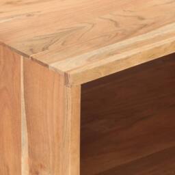 Berkfield Home Beautiful Coffee Table 100x50x45 cm Solid Acacia Wood in Brown - Size: 100 x 50 x 45 cm - thumbnail 4