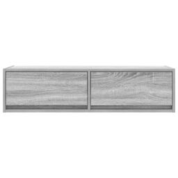 Berkfield Home TV Cabinet Grey Sonoma 100x31x25, 5 cm Engineered Wood - thumbnail 7