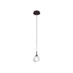 Netlighting Fragma Ceiling Pendant 1 Light G9 Black Chrome
