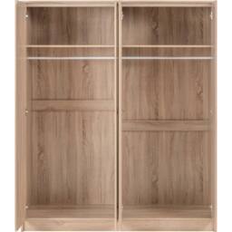 Seconique Malvern 4 Door Wardrobe - Sonoma Oak in Light Oak - thumbnail 4