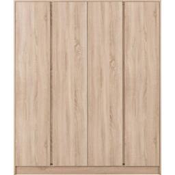 Seconique Malvern 4 Door Wardrobe - Sonoma Oak in Light Oak - thumbnail 3