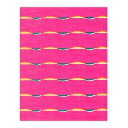 Artery8 Furuya Korin Framed Wall Art Print Textile Pattern Vibrant Pink - Size: A4 - thumbnail 3