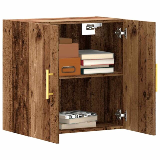 Berkfield Home Wall Cabinet Old Wood 60x31x60 cm Engineered Wood in Brown - Size: 60 x 31 x 60 cm - image 1