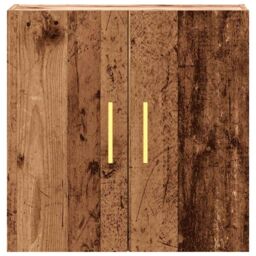 Berkfield Home Wall Cabinet Old Wood 60x31x60 cm Engineered Wood in Brown - Size: 60 x 31 x 60 cm - thumbnail 4