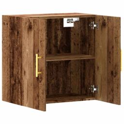 Berkfield Home Wall Cabinet Old Wood 60x31x60 cm Engineered Wood in Brown - Size: 60 x 31 x 60 cm - thumbnail 7