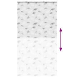 Berkfield Home Shower Roller Blind with Cassette 120x240 cm Fabric Width 116 cm in Grey - thumbnail 5