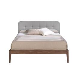Angel Cerda Grey Tufted Fabric Double Bed Fits 160x200 cm - thumbnail 2