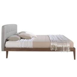 Angel Cerda Grey Tufted Fabric Double Bed Fits 160x200 cm - thumbnail 5