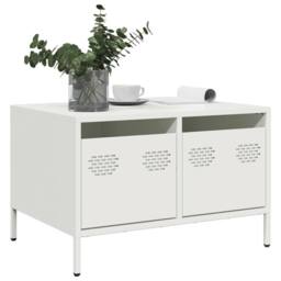 Berkfield Home TV Cabinet White 68x50x43.5 cm Cold-rolled Steel - thumbnail 2