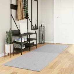 Berkfield Home Rug HUARTE Short Pile Soft & Washable Grey 80x250 cm - Size: Medium - thumbnail 2