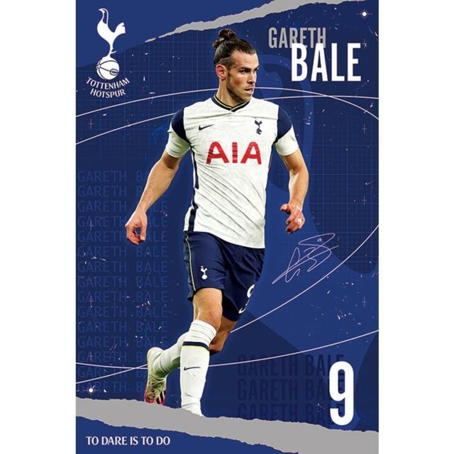 Tottenham Hotspur FC Gareth Bale Poster in Navy - image 1