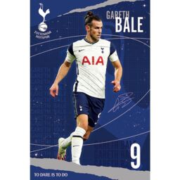 Tottenham Hotspur FC Gareth Bale Poster in Navy - thumbnail 1