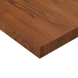 Berkfield Home Square Table Top Dark Brown 80x80x4cm Treated Solid Wood Oak - Size: 80 x 80 x 4 cm - thumbnail 3
