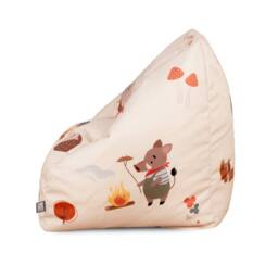rucomfy Beanbags rucomfy Kids Bean Bag Chair with Footstool - Forest Friends Armchair - thumbnail 5