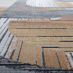 The Rug Shop UK Grey Geometric Modern Stain-Resistant Rug - Size: 160 cm x 230 cm - thumbnail 7