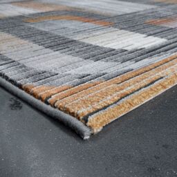 The Rug Shop UK Grey Geometric Modern Stain-Resistant Rug - Size: 160 cm x 230 cm - thumbnail 6