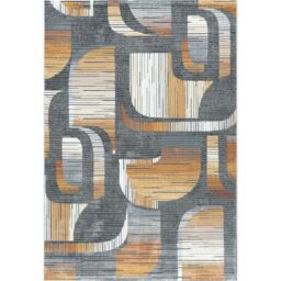The Rug Shop UK Grey Geometric Modern Stain-Resistant Rug - Size: 160 cm x 230 cm - thumbnail 8