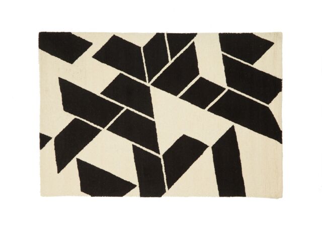 Orsina Bosie Milana Small Geometric Rug in White - Size: 100 cm diameter - image 1