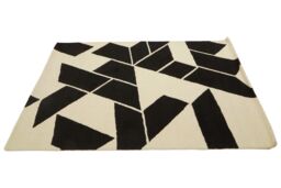 Orsina Bosie Milana Small Geometric Rug in White - Size: 100 cm diameter - thumbnail 2