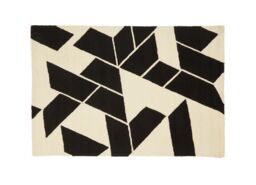 Orsina Bosie Milana Small Geometric Rug in White - Size: 100 cm diameter - thumbnail 1