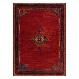 RugsX Wool Polonia Rug in Red - Size: 170 cm x 235 cm - thumbnail 2