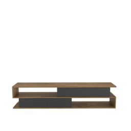 Decorotika Cortez Modern Tv Stand Tv Unit for Tv's up to 72 inch in Ecru - thumbnail 5