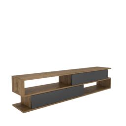 Decorotika Cortez Modern Tv Stand Tv Unit for Tv's up to 72 inch in Ecru - thumbnail 6