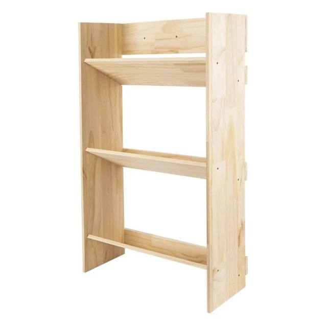 KORVIXA Wall Mounted Shoe Cabinet Storage in Natural - Size: 0.6m2 - image 1