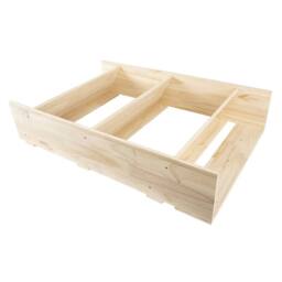 KORVIXA Wall Mounted Shoe Cabinet Storage in Natural - Size: 0.6m2 - thumbnail 3