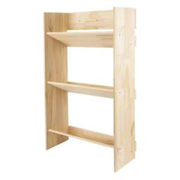 KORVIXA Wall Mounted Shoe Cabinet Storage in Natural - Size: 0.6m2 - thumbnail 1