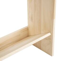 KORVIXA Wall Mounted Shoe Cabinet Storage in Natural - Size: 0.6m2 - thumbnail 4