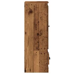 Berkfield Home Highboard Old Wood 36x35.5x103.5 cm Engineered Wood in Brown - thumbnail 6