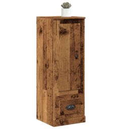 Berkfield Home Highboard Old Wood 36x35.5x103.5 cm Engineered Wood in Brown - thumbnail 3