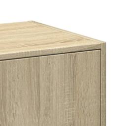 Berkfield Home Apothecary Cabinet Sonoma Oak 40x41x118 cm Engineered Wood in Light Brown - Size: 40 x 41 x 118 cm - thumbnail 8