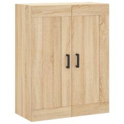 Berkfield Home Highboard Sonoma Oak 69.5x34x180 cm Engineered Wood in Light Tan - thumbnail 5