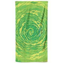 Rick & Morty Portal All Over Pattern Beach Towel