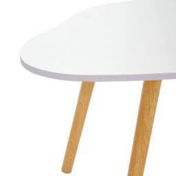 Living and Home Single Tier Modern Coffee Table in White - thumbnail 3