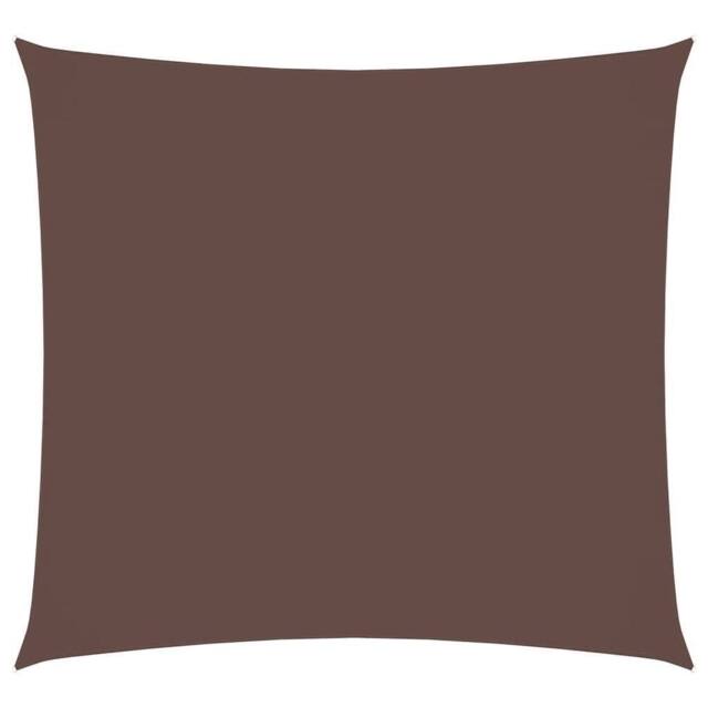 Berkfield Home Sunshade Sail Oxford Fabric Square 3x3 m Brown - image 1