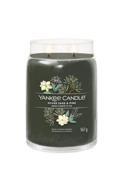 Yankee Candle Silver Sage & Pine Signature Large Jar Candle - image 1
