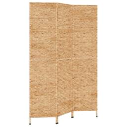 Berkfield Home Room Divider 3-Panel 122x180 cm Water Hyacinth in Brown - thumbnail 2