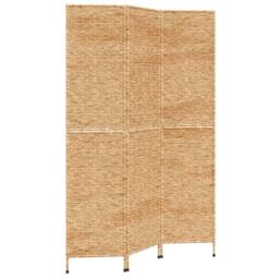 Berkfield Home Room Divider 3-Panel 122x180 cm Water Hyacinth in Brown - thumbnail 6