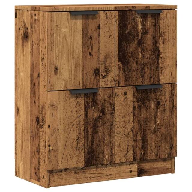 Berkfield Home Sideboard Old Wood 60x30x70 cm Engineered Wood in Brown - Size: 60 x 30 x 70 cm - image 1