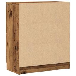 Berkfield Home Sideboard Old Wood 60x30x70 cm Engineered Wood in Brown - Size: 60 x 30 x 70 cm - thumbnail 6
