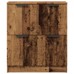 Berkfield Home Sideboard Old Wood 60x30x70 cm Engineered Wood in Brown - Size: 60 x 30 x 70 cm - thumbnail 4