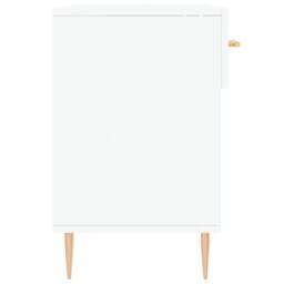 Berkfield Home Shoe Bench White 102x35x55 cm Engineered Wood - Size: 102 x 35 x 55 cm - thumbnail 7