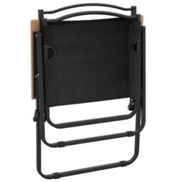 Berkfield Home Durable Camping Chairs 2 pcs Black 54x55x78 cm Oxford Fabric - Size: 54 x 55 x 78 cm - thumbnail 6