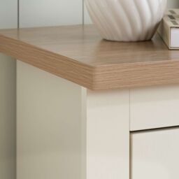 Birlea Highgate 4 Drawer Chest Grey & Oak in Cream - thumbnail 4