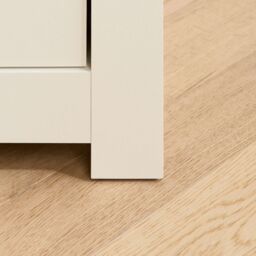 Birlea Highgate 4 Drawer Chest Grey & Oak in Cream - thumbnail 5