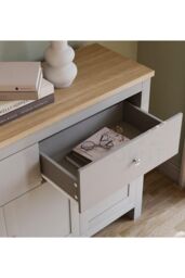 Home Discount Vida Designs Arlington 2 Drawer 3 Door Sideboard Storage Organizer in Grey - thumbnail 4
